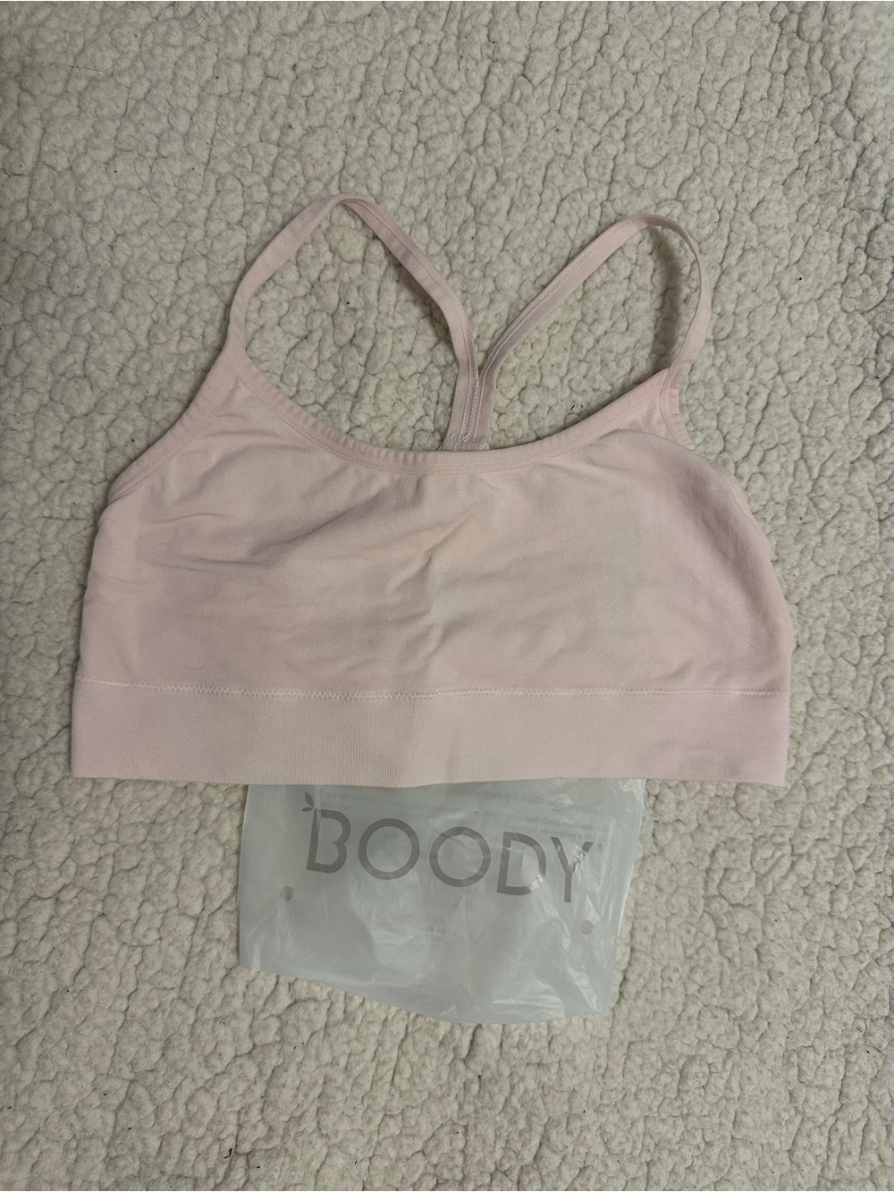 BOODY LyoLyte Racerback Bra in powder pink 🩷